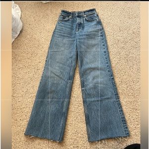 zara wide leg jeans